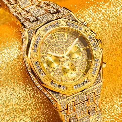 MISSFOX Luxury Brand Sport Man Bracelet Stainless Steel Watch Automatic Date Chronograph Waterproof Watches 2021 Relojes Hombre