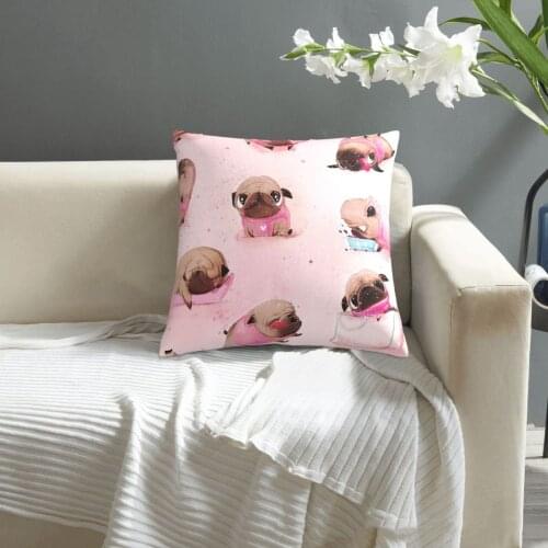Cute Dogs Pattern pillowcase printed cushion cover sofa waist pillow pillow cover
