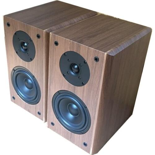 KYYSLB 50W 8 Ohm 205 5 Inch Hifi Passive Wooden Speakers Home Bookshelf Surround Speakers High Fidelity Amplifier Speakers