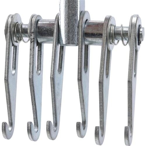 Silver Car Sheet Metal Shaping Machine Claw Tensioner Car Body Dent Repair Puller Claw Hook Slide Hammer Tool