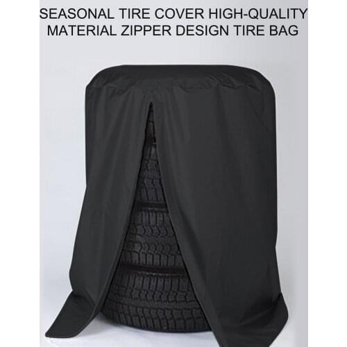 Seasonal Tire Cover High-quality Material Zipper Design Tire Bag Garagemate Tirehide Seasonal Tire Tote Waterproof Dust-Proof Di