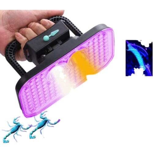 Scorpion three catch violet light source dedicated power arrest Scorpion light rechargeable headset as dual-use handheld bean bu