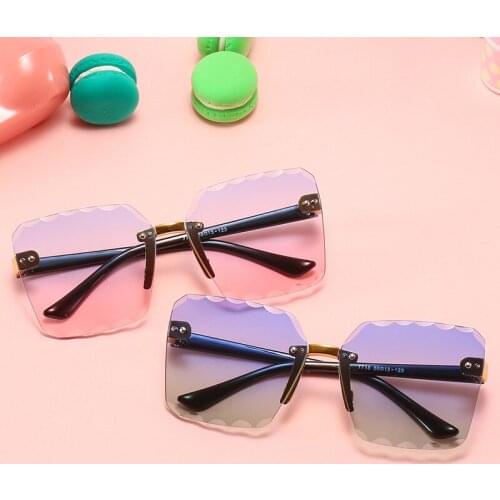 New Oversized Square Kids Sunglasses Baby Boys Girls Festival Punk Sun Glasses Fashion Children Eyeglasses Shades UV400 Oculos