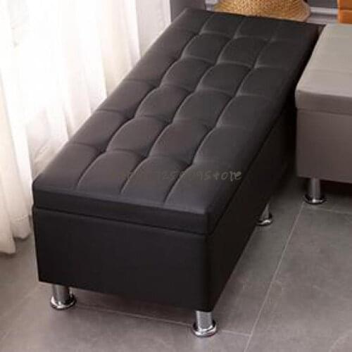 Clothing Store Shoe Changing Stool Shoe Cabinet Household Bed End Storage Sofa Stool Rectangular Rest Shoe Store Long Storage St