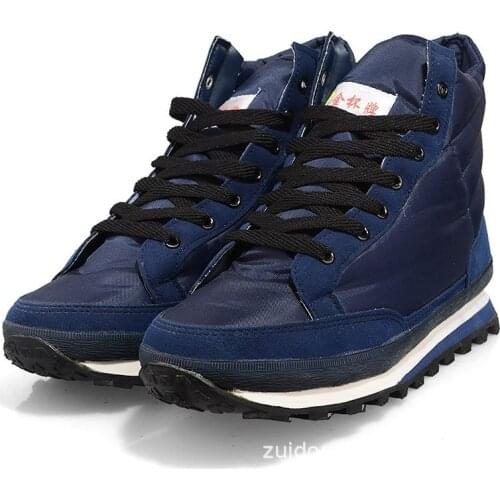 Winter Eu 36-46 Large Size Men Women Keep Warm Snow Boots Lightweight Couple Oudoor Camping Hiking Students Anti-Slip Shoes High