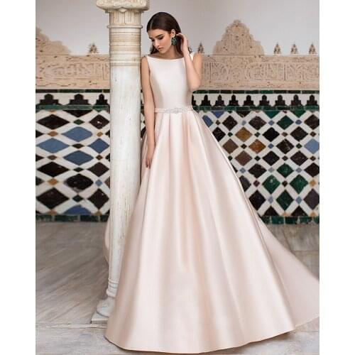 Backless Plus Size A-line Wedding Dress Vintage Robe de Mariee Scalloped Neck Sukienka na Wesele Princess Suknia Slubna