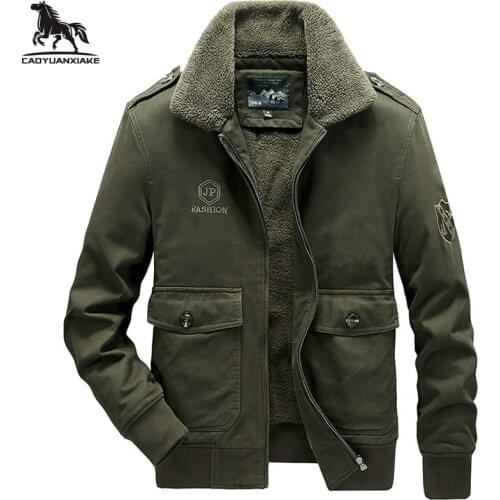 Winter parka men Jacket Mens Plus velvet thickening lapel Mens coats middle aged Business casual warm Water wash coat 4XL 5XL