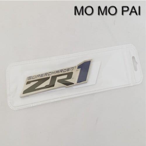 1Pcs SUPERCHARGED ZR1 Badge Metal Emblem fit for Corvette 2016