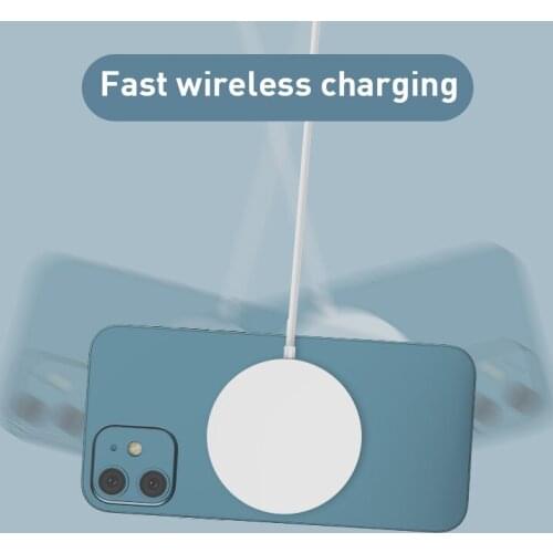 15W Magnetic Wireless Charger For IPhone 12 Pro Max 12pro Qi Fast Charger For IPhone 12 Mini USB C PD Adapter Magnet Charger