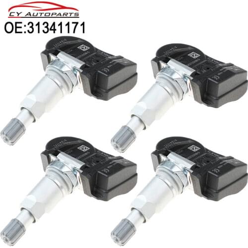 4PCS New TPMS Tire Pressure Monitoring Sensor For Volvo C30 C70 S40 S60 S70 S80 V40 V50 V60 V70 XC60 XC70 XC90 31341171 31341893