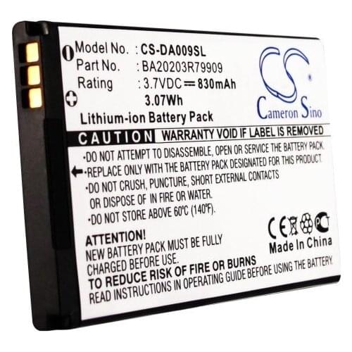 Cameron Sino 830mAh Battery For Creative Zen Micro Photo,BA20203R79909 DAA-BA0009