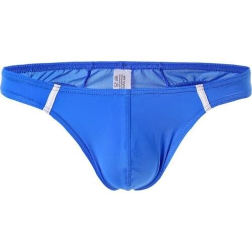 Men Briefs Penis Pouch Underwear Bulge Underpants Gay Sexy Briefs Low Waist Comfortable Men Sunny Boy Briefs Thongs Sleepwear