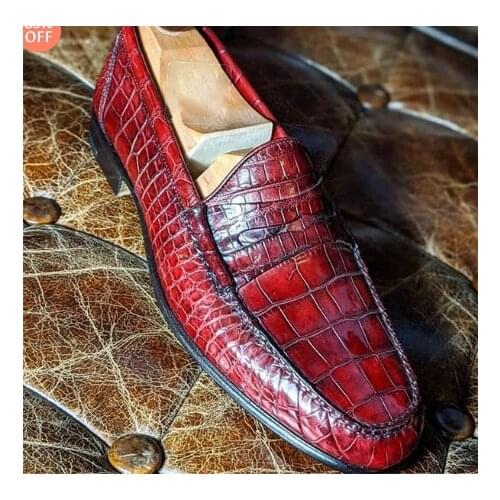 New Arrival Mens Shoes High Quality Pu Leather Slip-on Dress Laofers Shoes Male Vinage Classic Zapatos Soulier Homme HE013