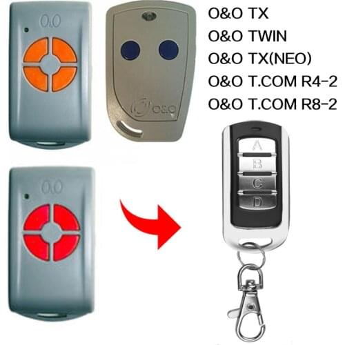 O&O TX TWIN NEO T.COM R4-2 R8-2 Remote Control 433.92mhz Gate Garage Door O&O TX TWIN NEO T.COM R4-2 R8-2 Remote Control 433MHz