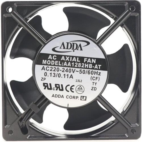 ADDA AA1282HB-AT 120*120*38MM AC Axial Fan 230/50V 0.13A 2700RPM 91.2CFM