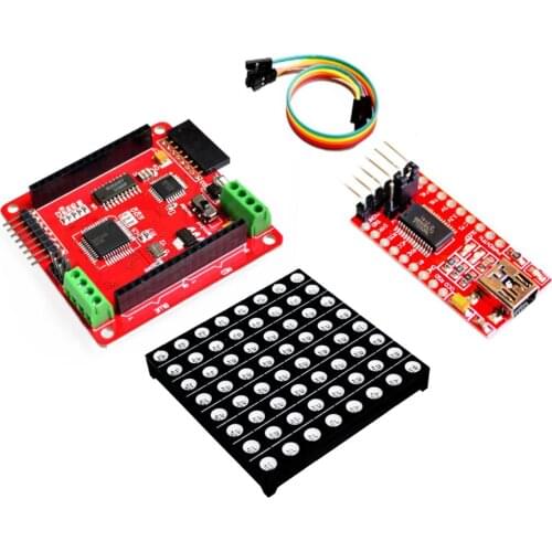 Full color RGB 8 * 8 60m LED dot matrix screen driver board
