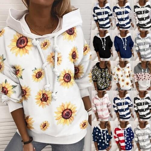2020 Oversize Ladies Pullovers Women Daily Sweaters Printed Long Sleeve Casual Sweaters Pullover Autumn Pullover Pure Tops