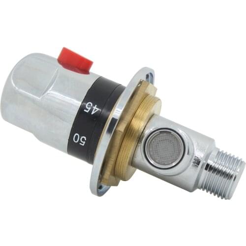 Thermostatic mixing valve mixer faucet tap thermostat for bath bathtub shower 1/2
