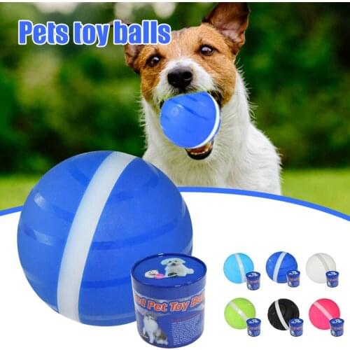 Waterproof Electric Pet Toy Rolling Wicked Ball USB Rechargeable Training Supplies for Cat and Dog 6cm XH8Z