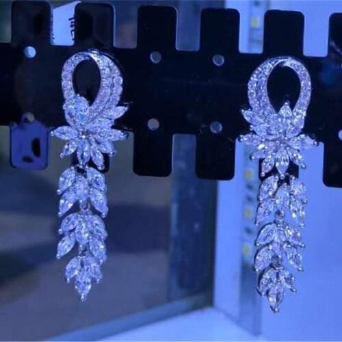 Xb160 Luxury Designer Fashion 925 Sterling Silver Jewelry zirconia shinning for lady women,cute&sweet bb