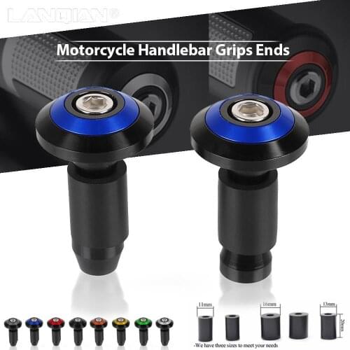 For Yamaha Motorcycle Handle Bar End Cap Anti Vibration Silder Plug YZ600 TRX850 FZR400RR RRSP FJR1300 A XT1200Z SUPERTENERE