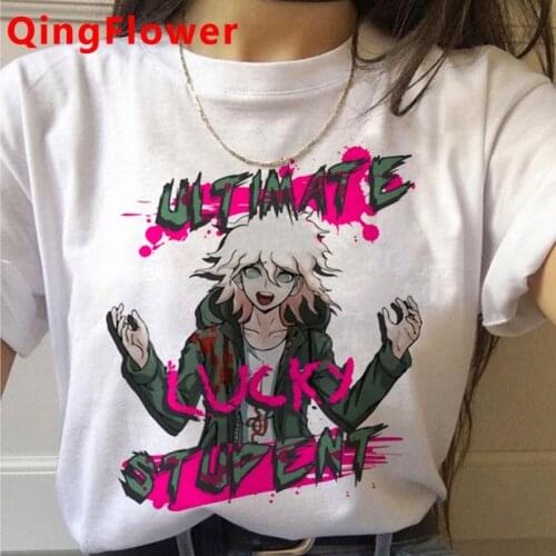 Ouma Kokichi Danganronpa Mikan Tsumiki Danganronpa V3 t-shirt women tumblr ulzzang harajuku t-shirt summer top vintage