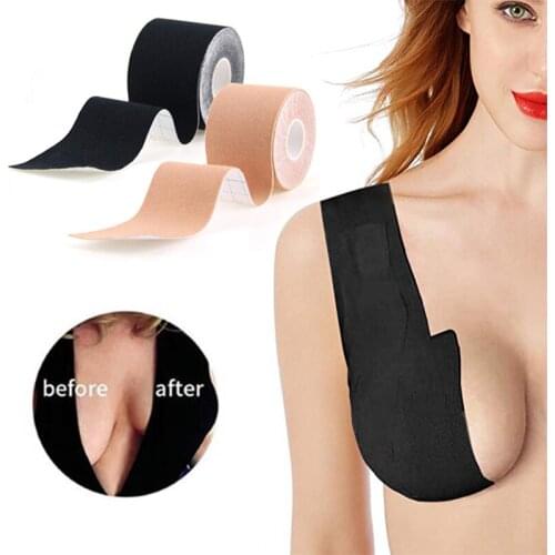 1 Roll Body Invisible Boob Tape Lift Nipple Covers DIY Sticker Bras Push Up Boob Adhesive Backless Sexy Breast Lift Tape Women