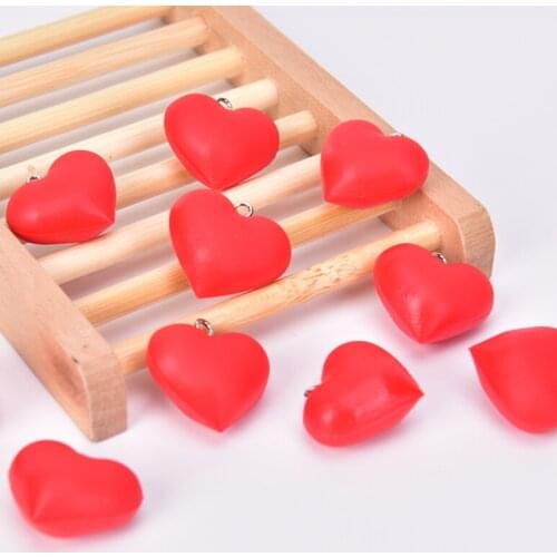 10pcs/set Small Cute Love Enamel Heart Charms Handmade Bracelet Findings Women Girl Pendant Necklace Dangle Earring Jewelry