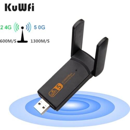 1900Mbps/1200Mbps USB WiFi Adapter 5GHZ USB3.0 WI-FI Adapter Dual Band Wifi Antenna Wireless Receiver for Desktop Laptop