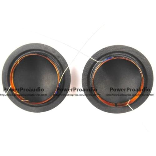 2 pcs 25.4mm 25.5mm (1") silk diaphragm dome Tweeters voice coil 8ohm