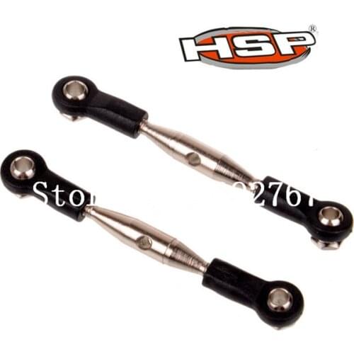 2Pcs 86009 Front Steering Links HSP Kidking Parts For 1/16 Racing RC Car Monster Truck Buggy KINGLINESS METEOR