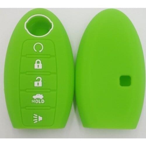 2PC Silicone Car Remote Key Case Cover For Nissan Altima Maxima Murano Sentra Versa Titan Leaf Juke Quest Elgrand NV200 Note