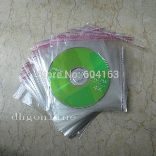 500 PCS CD DVD Blue Disc Storage Holder Sleeves Case