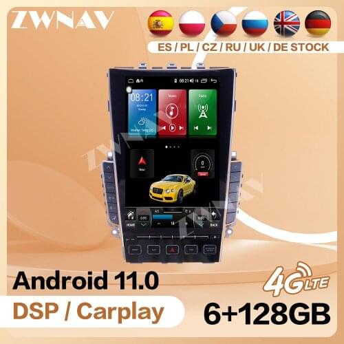 6+128G Tesla Carplay Radio Receiver For Infiniti Q50 Q50L Q60S 2015-2019 Android 11 Player Video GPS Head Unit Auto Audio Stereo