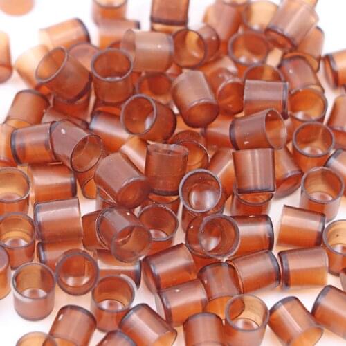 60PCS bee queen rearing king new plastic brown color cells cages room cups cell cage cup bees tools beekeepers equipment s