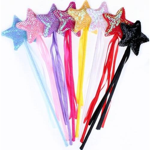 Christmas Butterfly Star Fairy Wand Magic Stick Girl Costume Props Cosplay Party Princess Halloween Wedding Birthday Gift