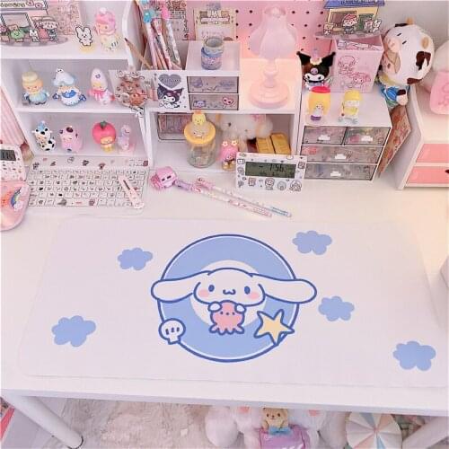 Large Japanese Cute Mouse Pad Waterproof Desktop Oil-proof Non-slip Desk Mat Kawaii Gaming Accessories Students Writing Pad
