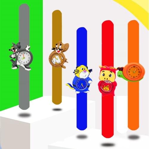 Cartoon Dog Team Children Watch Baby Learning Time Toy Kids Quartz Watches Boys Girls Christmas Gifts Clock 2-12 Years Old Child