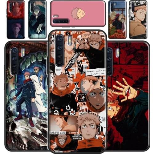 Itadori Yuji Jujutsu Kaisen Case For OPPO Reno2 Z Find X3 Pro A3S A5S A15 A52 A72 A83 A91 A93 A5 A9 A31 A53 2020 Cover