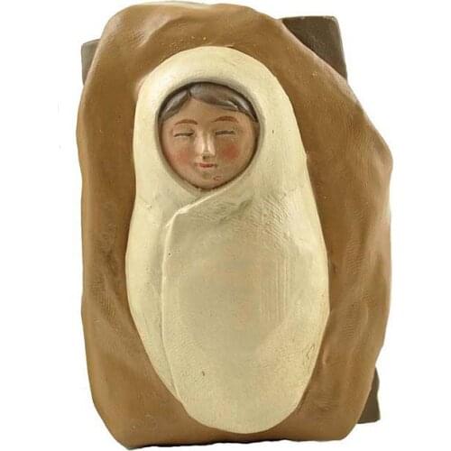 Catholic resin crafts Christian Jesus birth manger group religious ornaments baby jesus kids