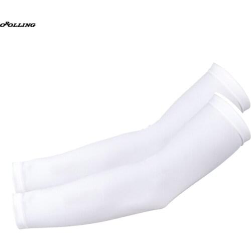 Classical White 2018 New Team Pro Cycling Arm Warmers Road Mountain Bike Race OROLLING