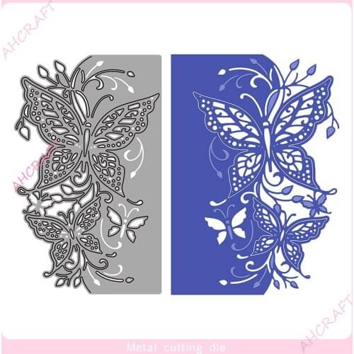 Butterfly Lace Frame Metal Cutting Dies for DIY Scrapbooking Photo Album Decorative Embossing PaperCard Crafts Die 2021