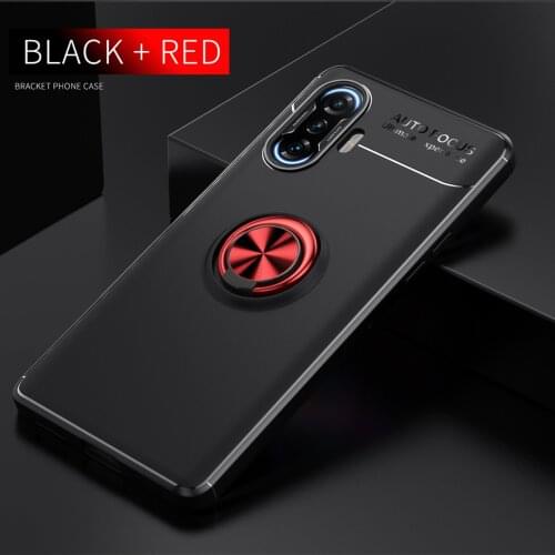 Soft Silicone Finger Ring Case for Xiaomi POCO F3 GT F 3 5G PocoF3 Pocophone F3 Anti-Slip Cell Phone Bag Cover