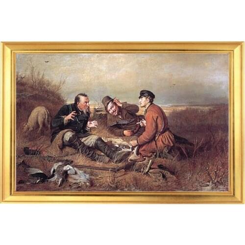 Golden Panno,Needlework,DIY DMC Cross stitch,Sets For Embroidery kit 14ct unprinted cotton thread Hunters Cross-Stitching