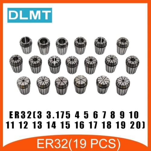 ER32 19PCs clamp set 3mm to 20mm Range for milling CNC engraving machine tool motor axis