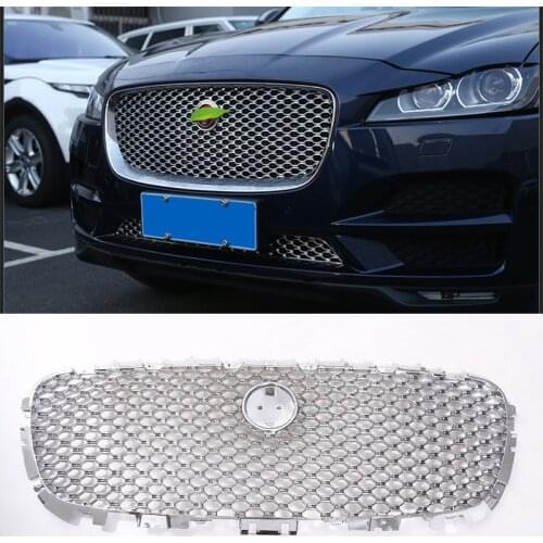 ABS Car-styling for Jaguar F-Pace F Pace X761 2016 2017 Front Grill Cover Trim Car Exterior Accessories Grille Frame