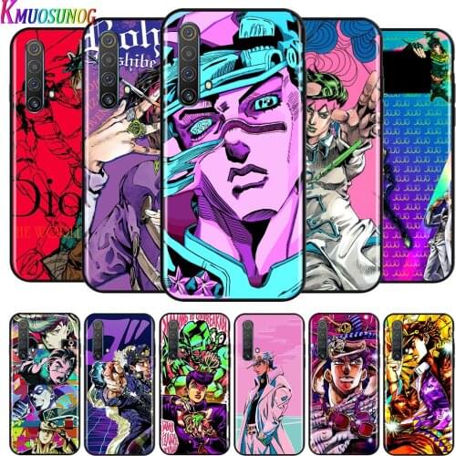 JoJo bizarre adventure For OPPO Reno A 2 3 4 5 Z ACE Z/F/SE/Lite A92020 A11 10 X 5 PRO Plus Pro (4G/5G) Black Phone Case