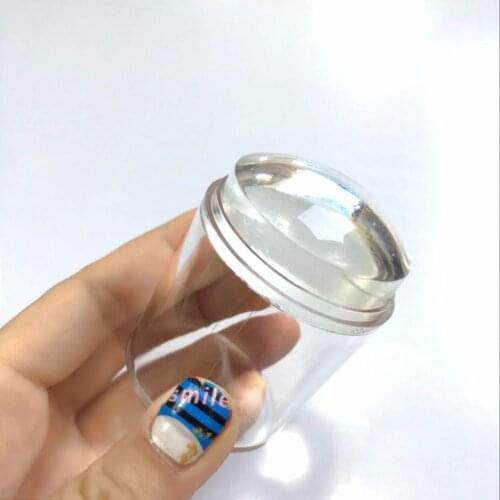 Clear Jelly Nail Art Transparent Soft Stamper DIY Polish Print Template Manicure Nail Art Print Accessories