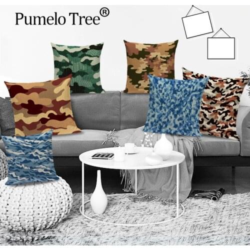 Ripple Pillowcases on Pillows Personalized Decoration Nordica Home Irregular Pattern Blue Toss Pillow Cushion Covers Decor Home