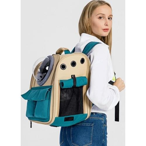 Type 1203 Pet Bag Cat Go Out Large-Capacity Dog Canvas School Bag Carry Portable Shoulder Cat Bag Cat Backpack